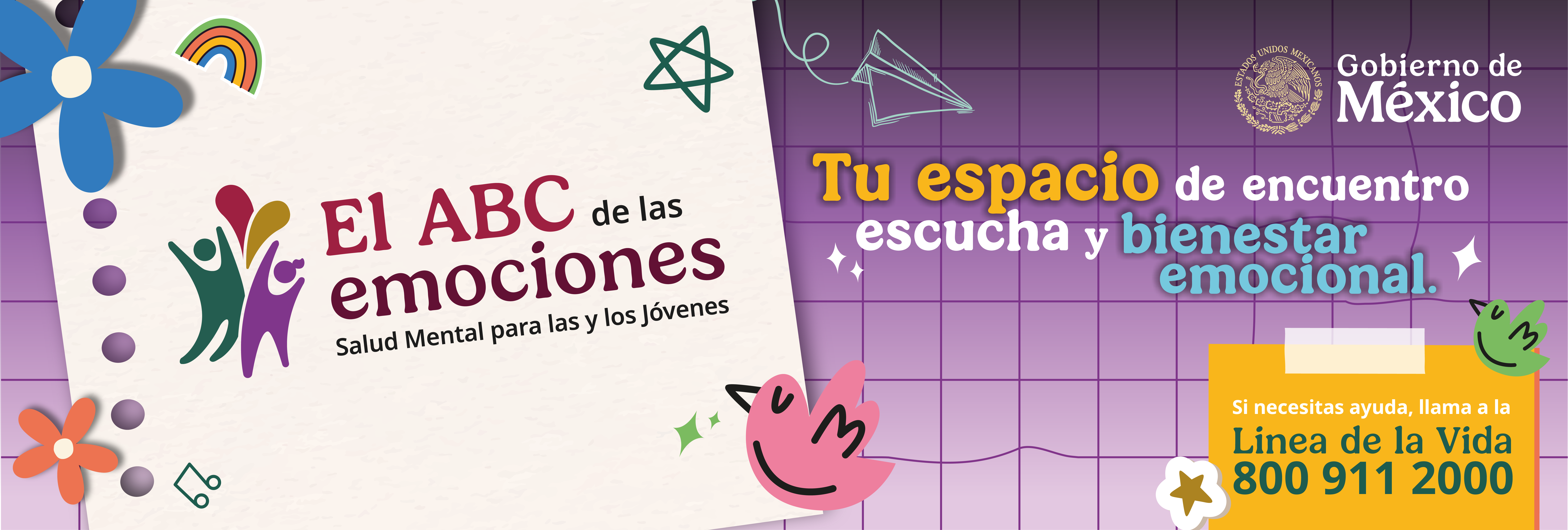 El ABC de las emociones · Salud mental para las y los jóvenes
